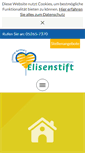 Mobile Screenshot of elisenstift.de